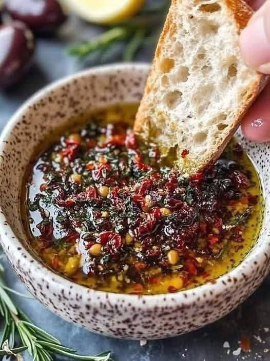 Mediterranean Olive Oil Dip 1