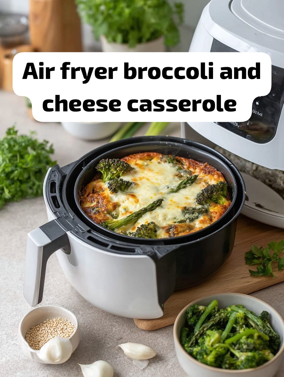 Air Fryer Broccoli & Cheese Casserole 1