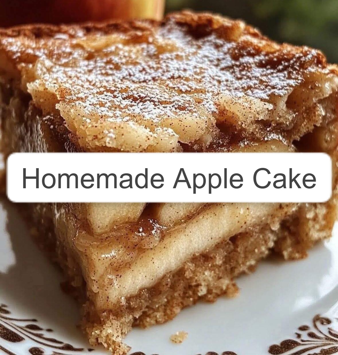 Homemade Apple Cake 1
