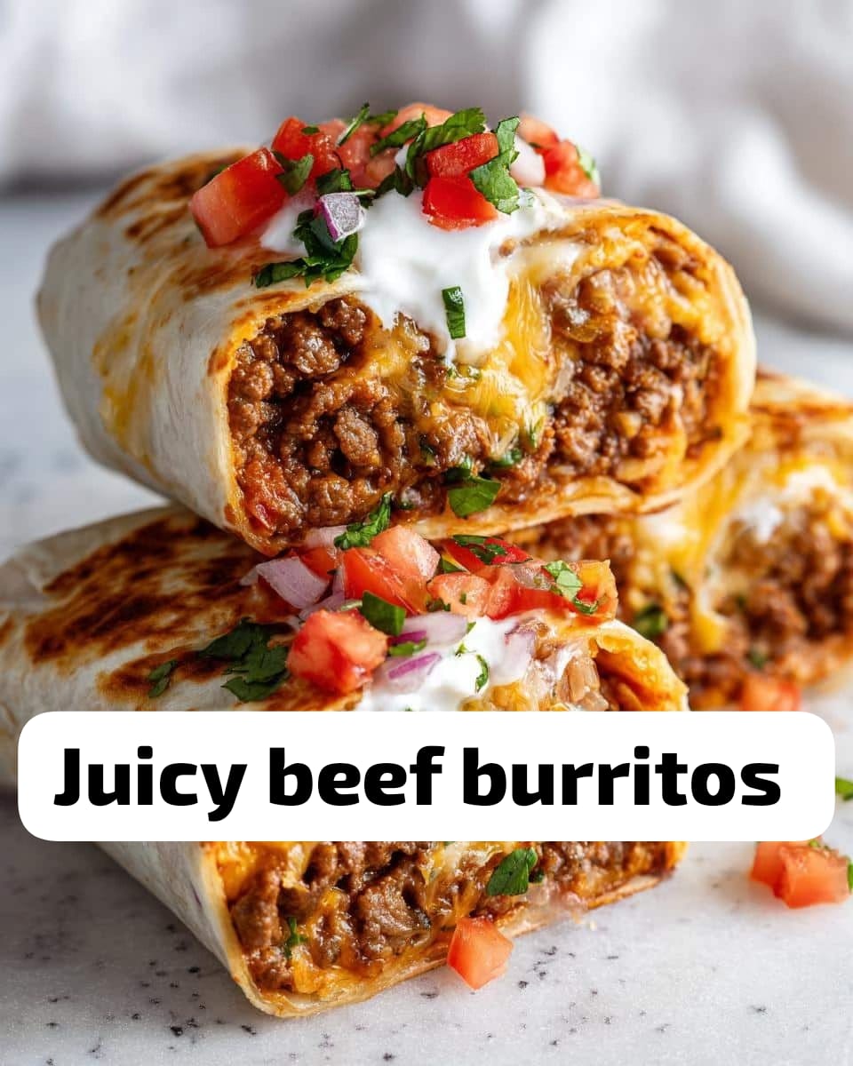 Juicy Beef Burritos Recipe 1