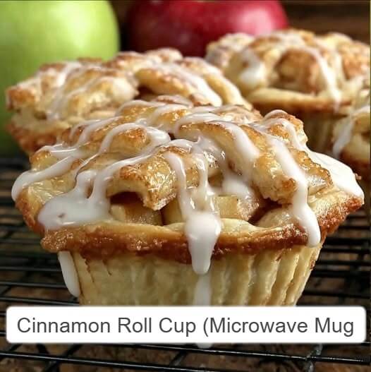 Cinnamon Roll Cup (Microwave Mug Recipe) 1
