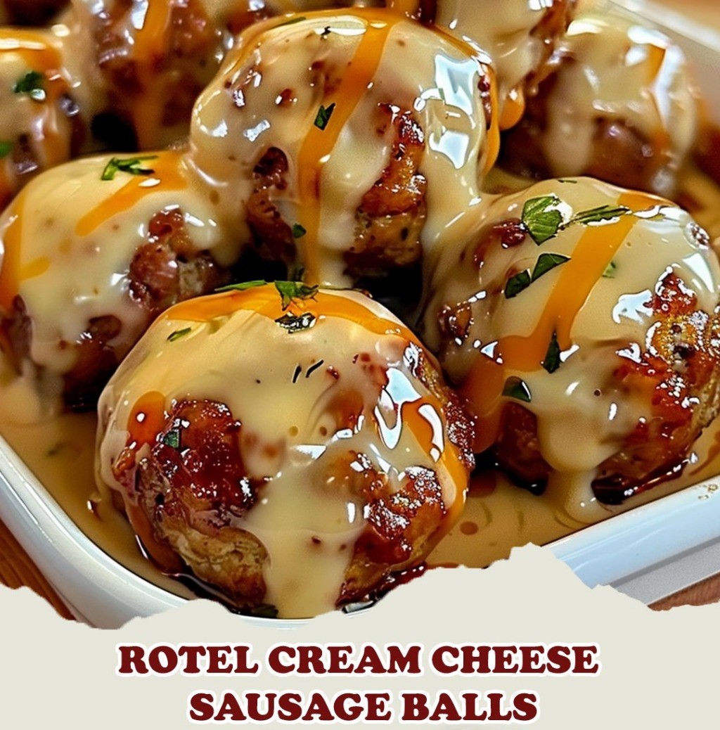 Mediterranean Rotel Cream Cheese Sausage Balls 1