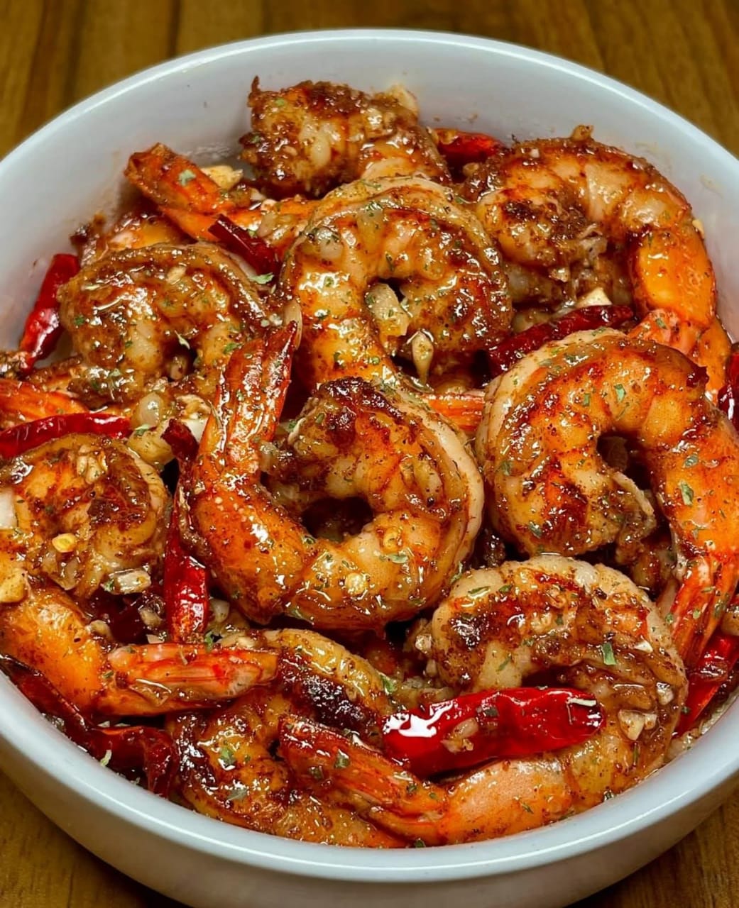 Mediterranean Minute Chili Garlic Glazed Shrimp 1