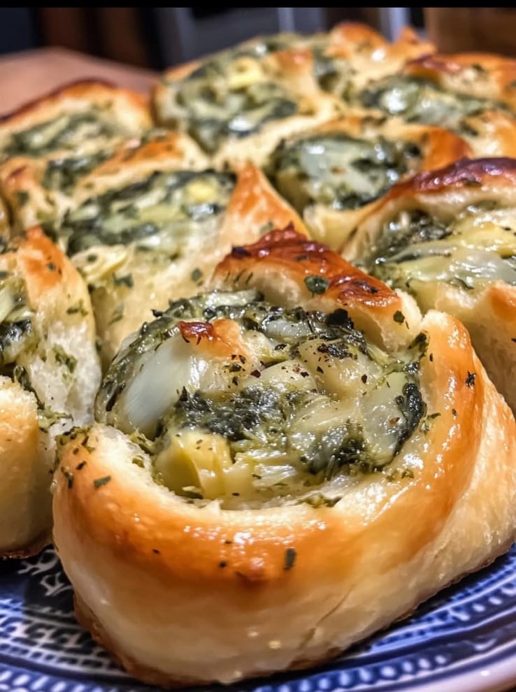 Mediterranean Spinach And Cheese Rolls 1