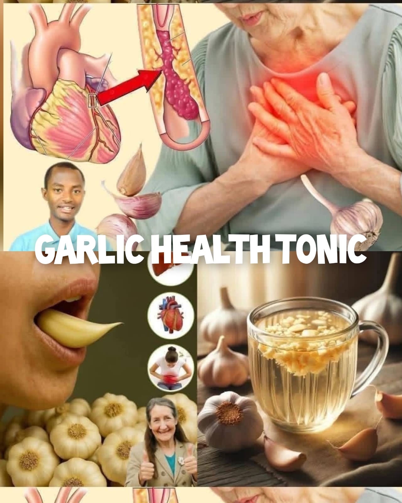 GARLIC HEALTH TONIC (Powerful Detox & Heart Support Drink) 1