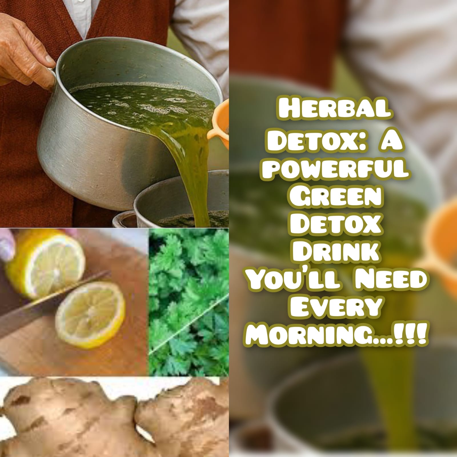 Herbal Detox A powerful Green Detox Drink You'll Need Every Morning 1