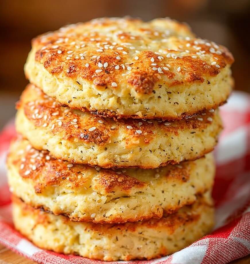Mediterranean cauliflower bread buns 1