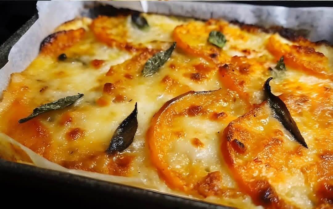 Mediterranean pumpkin and zucchini bake 1