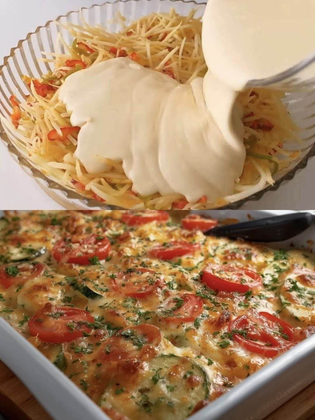 Mediterranean Zucchini and Tomato Gratin 1