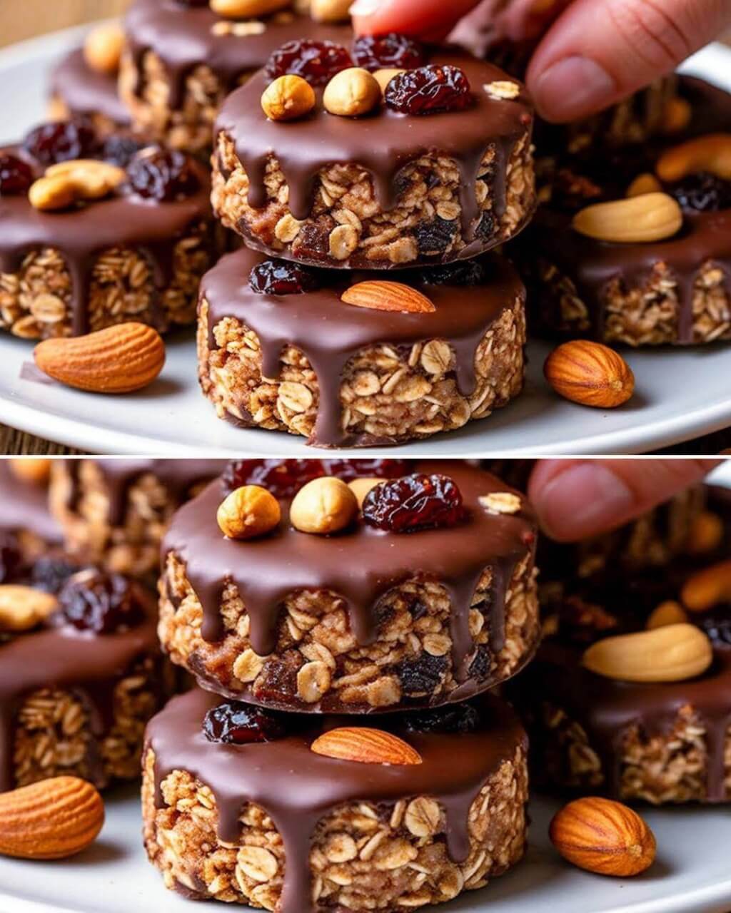 No-Bake chocolate oat Bar 1
