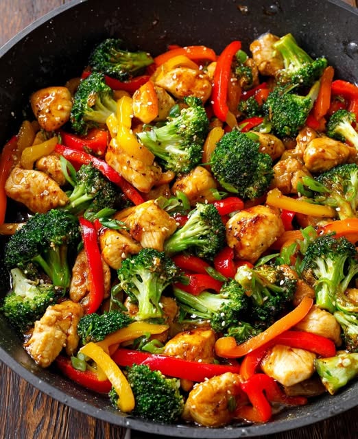 Mediterranean Easy chicken stir fry recipe 1