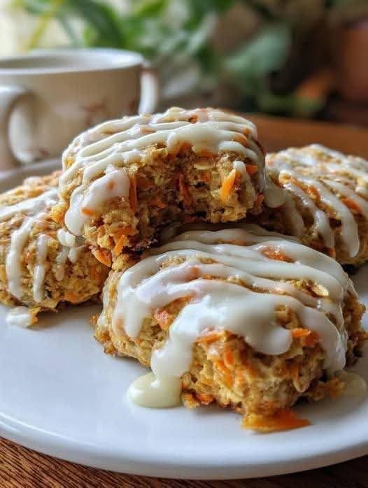 Mediterranean Carrot Cake Cottage Cheese Breakfast Cookies – Soft, Nutritious, and Delicious 1