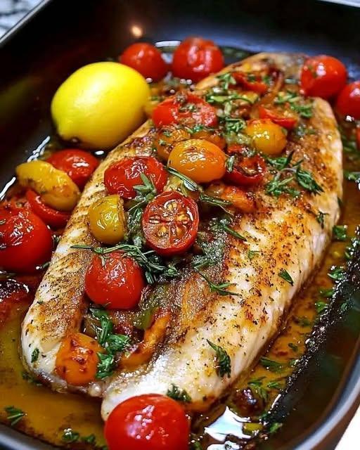 Mediterranean Baked Fish 1