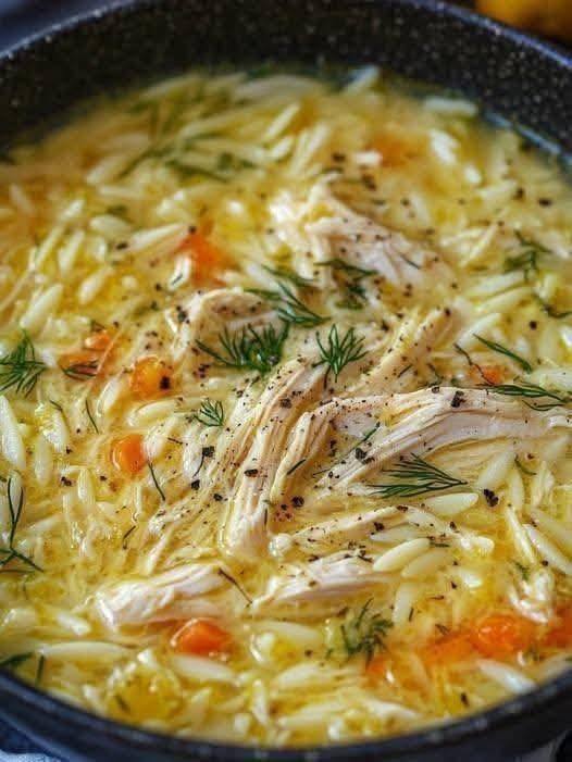 Greek Lemon Chicken Soup 1