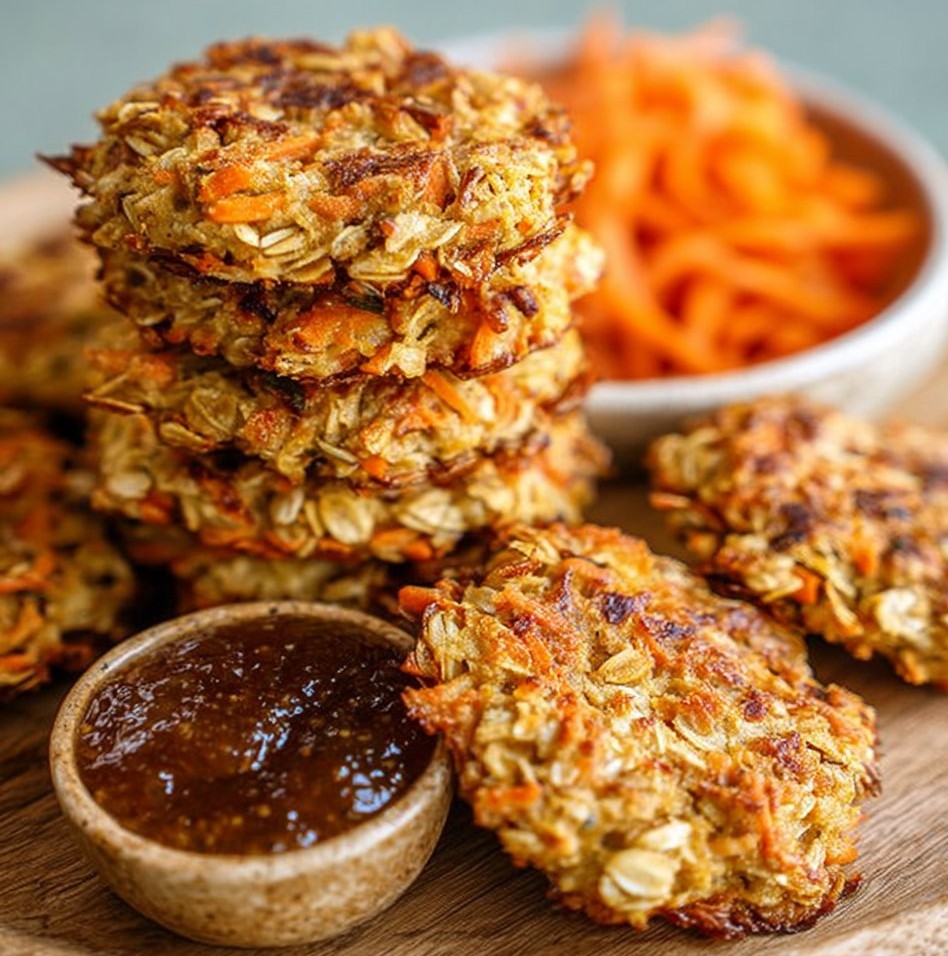 Mediterranean 4 Ingredient Carrot Cake Oatmeal Cookies 1