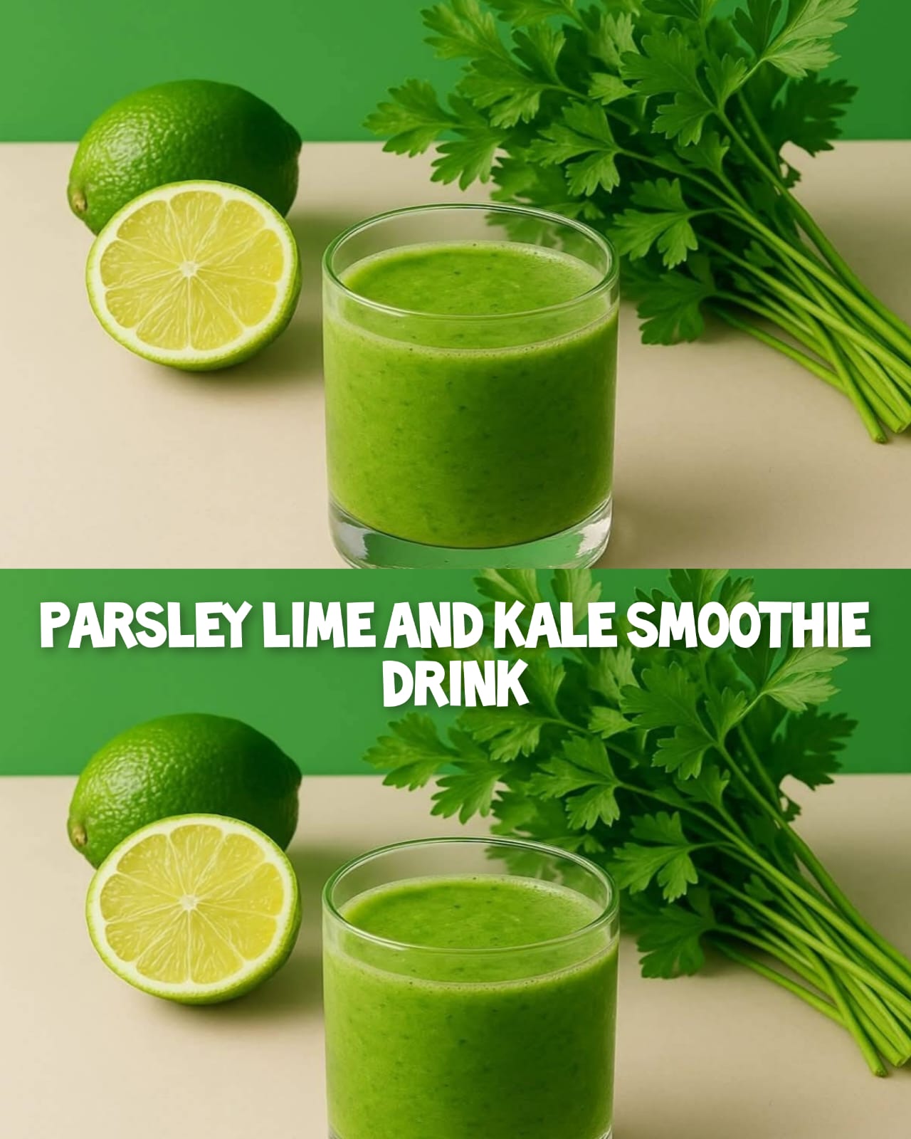 Parsley, Lime & Kale Smoothie 1