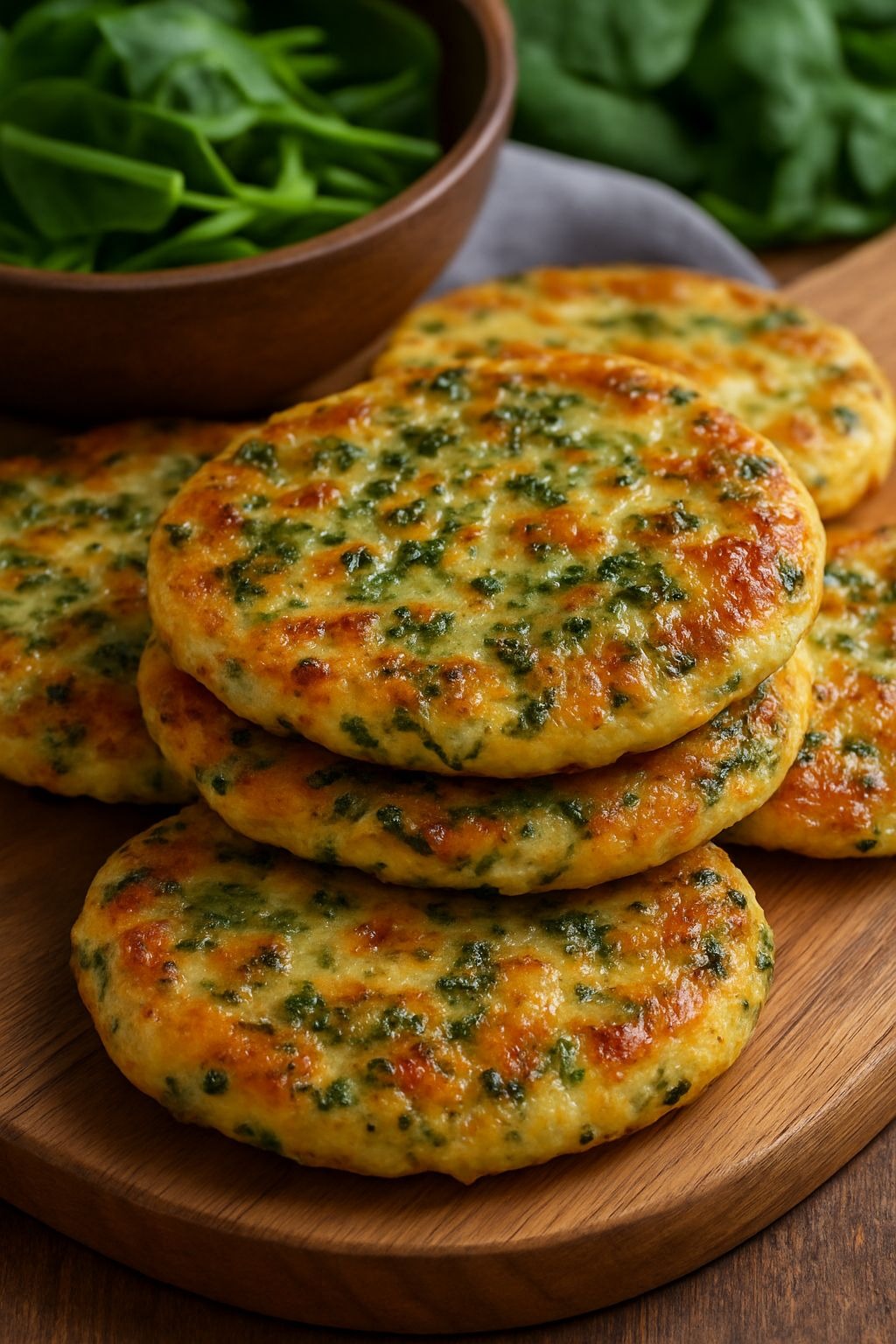 Mediterranean Healthy Spinach and Feta Crisps 1