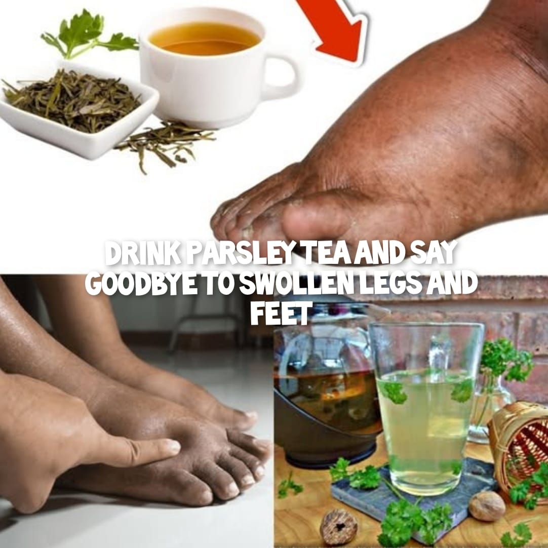 Bid Farewell to Swollen Feet, Ankles, and Legs with Parsley Tea 1