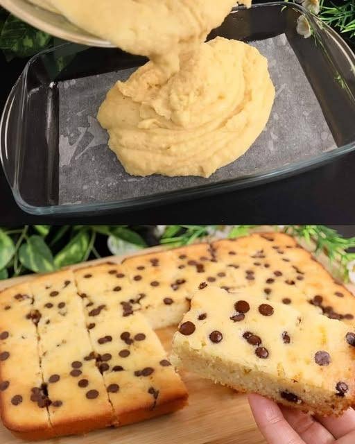 Mediterranean Soft and Fluffy Chocolate Chip Cake in 5 Minutes 1