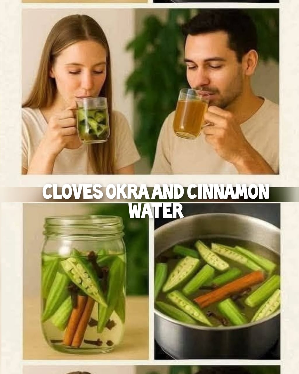 Okra, Cloves & Cinnamon Water A Powerful Drink for Digestion, Immunity & Blood Sugar Support 1