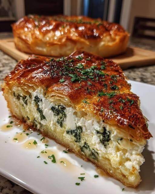 Authentic Greek Spanakopita – Spinach & Feta Pie 1