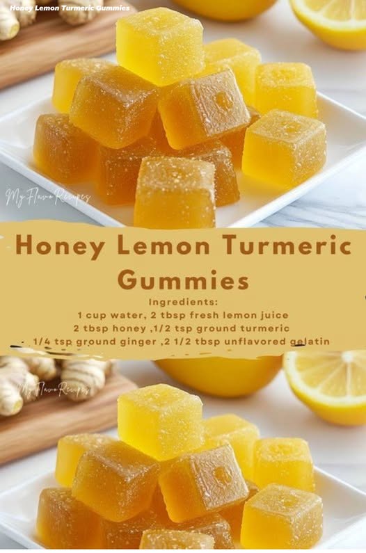 Honey Lemon Turmeric Gummies 1