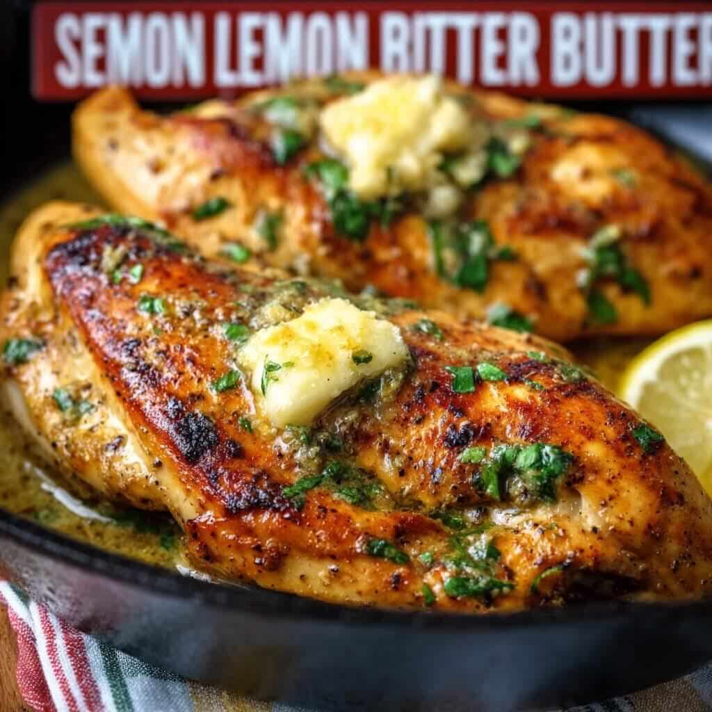 Mediterranean Lemon Butter Chicken Breast 1