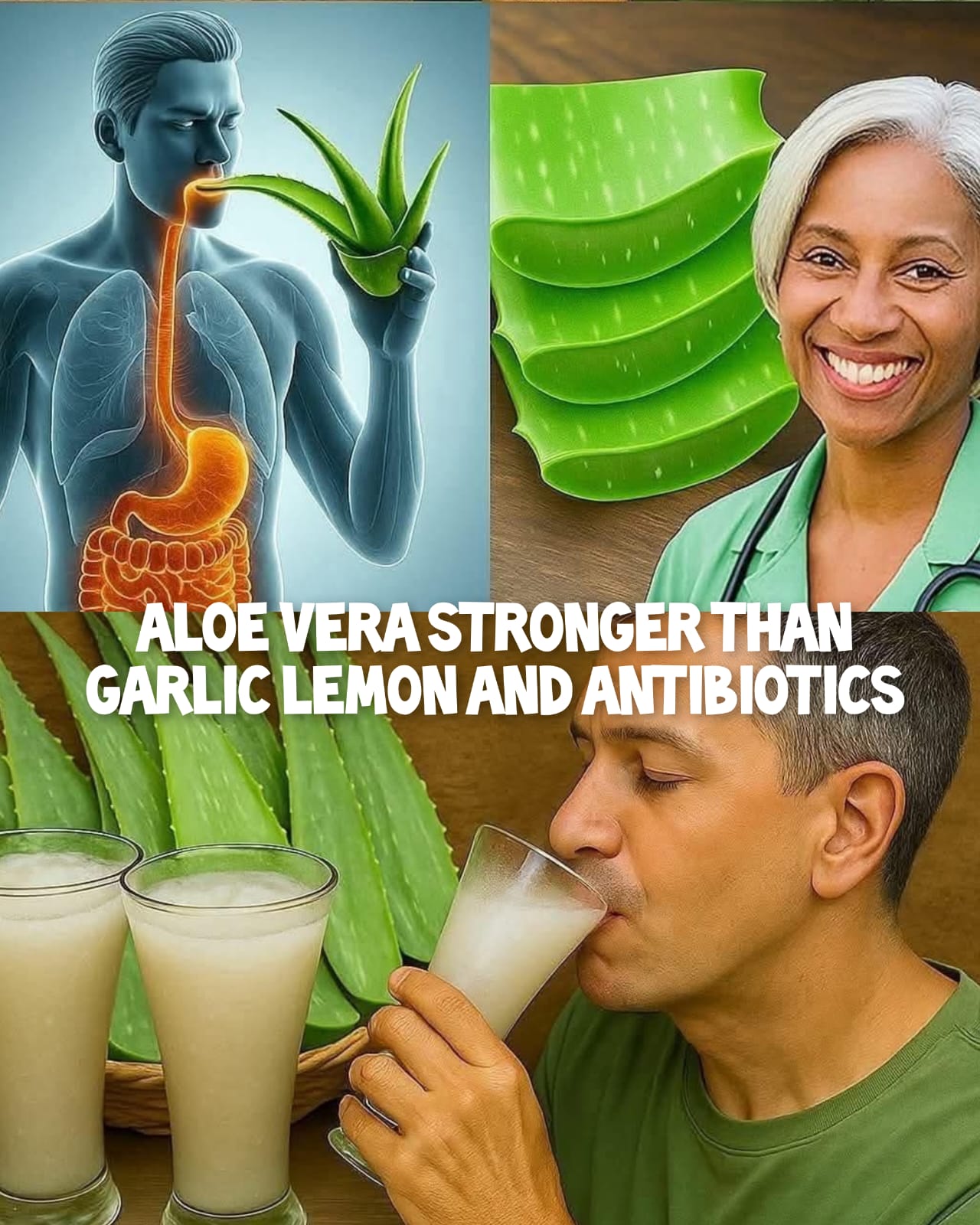 Aloe Vera, Garlic & Lemon Natural Wellness Tonic 1