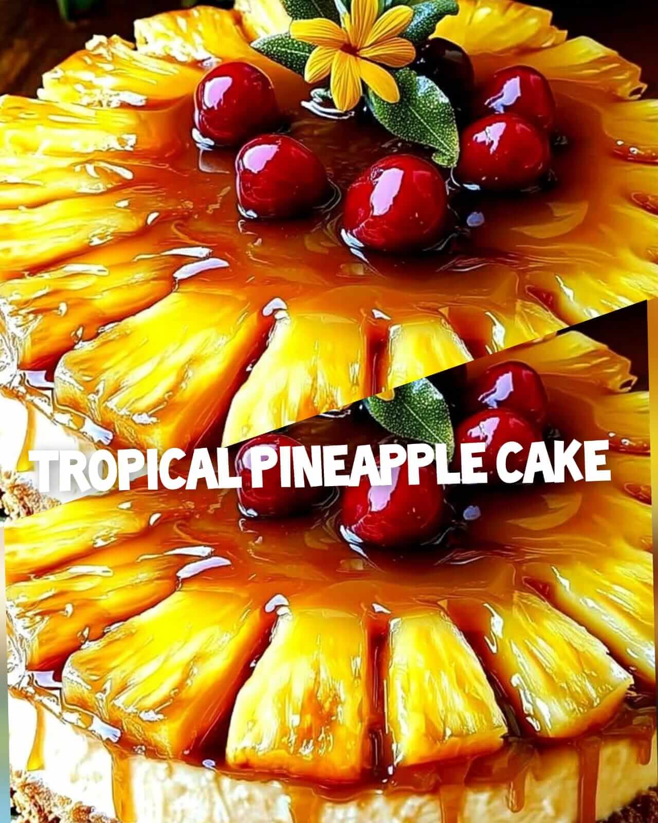 Tropical Pineapple Cheesecake 1