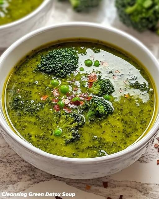 Mediterranean Cleansing Green Detox Soup 1