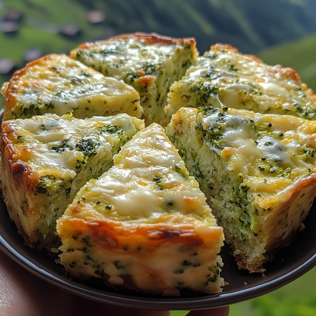 Mediterranean Broccoli Cheese Cornbread 1