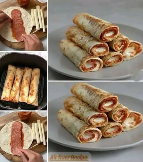 Air Fryer Pizza Roll-Ups 1