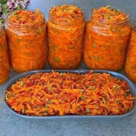 Spicy Carrot & Vegetable Salad for Jars 1