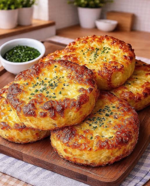 Mediterranean Cheesy Garlic Bread Rolls 1