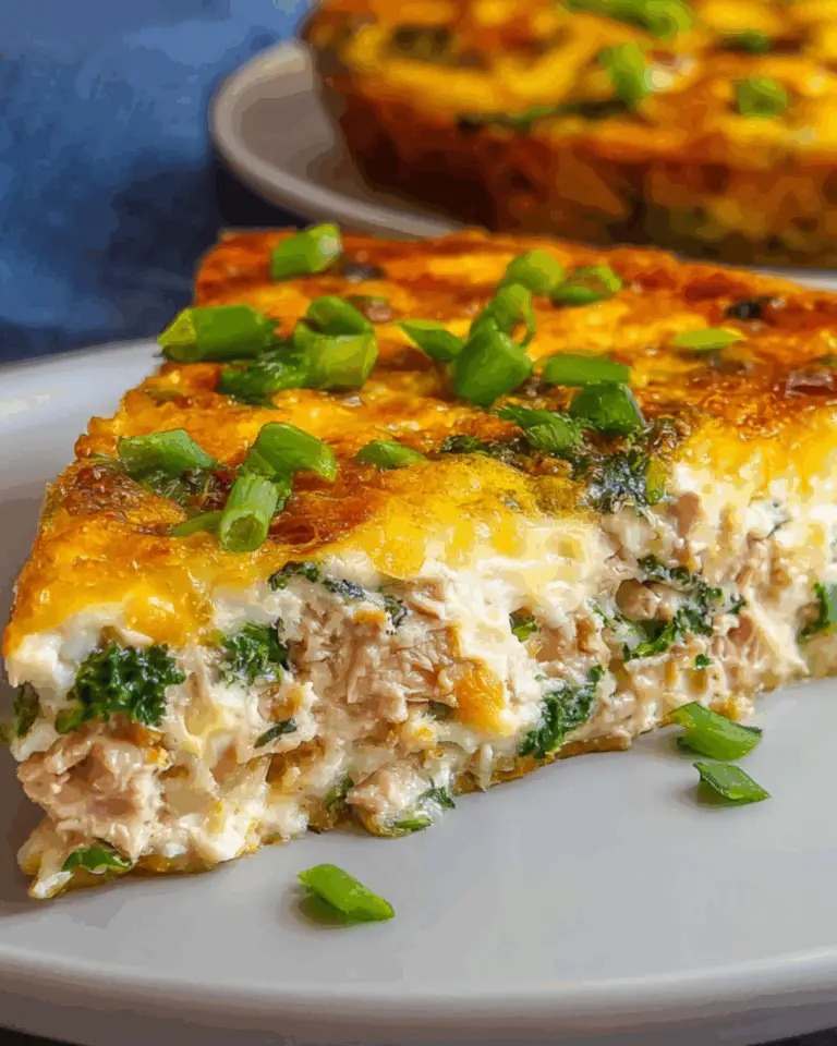 Crustless Tuna Quiche 1