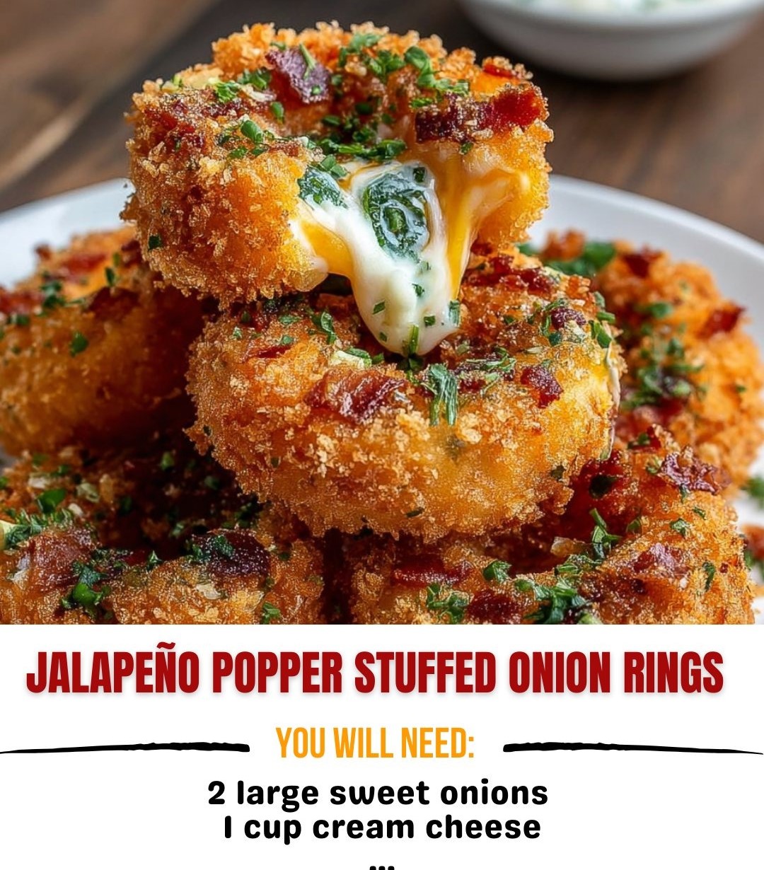 Jalapeño Popper Stuffed Onion Rings 1