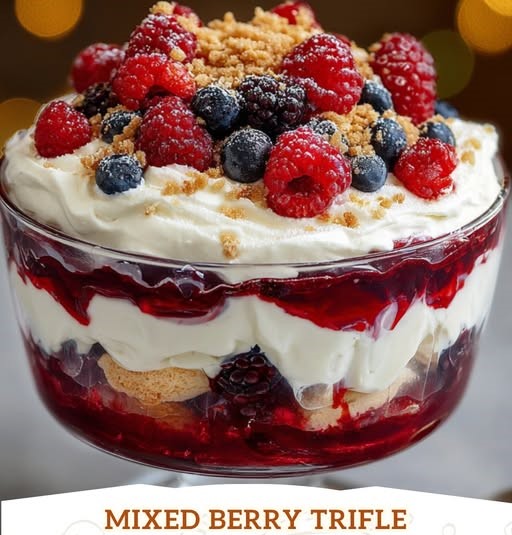 Mixed Berry Trifle 1