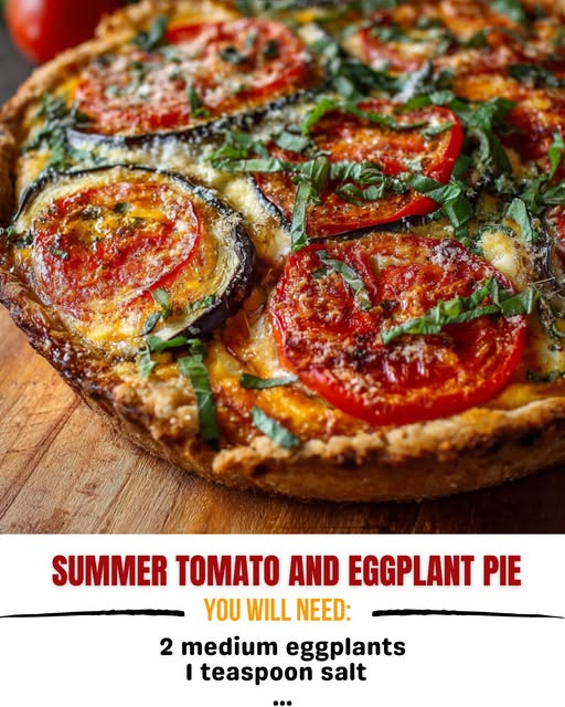 Summer Tomato And Eggplant Pie 1