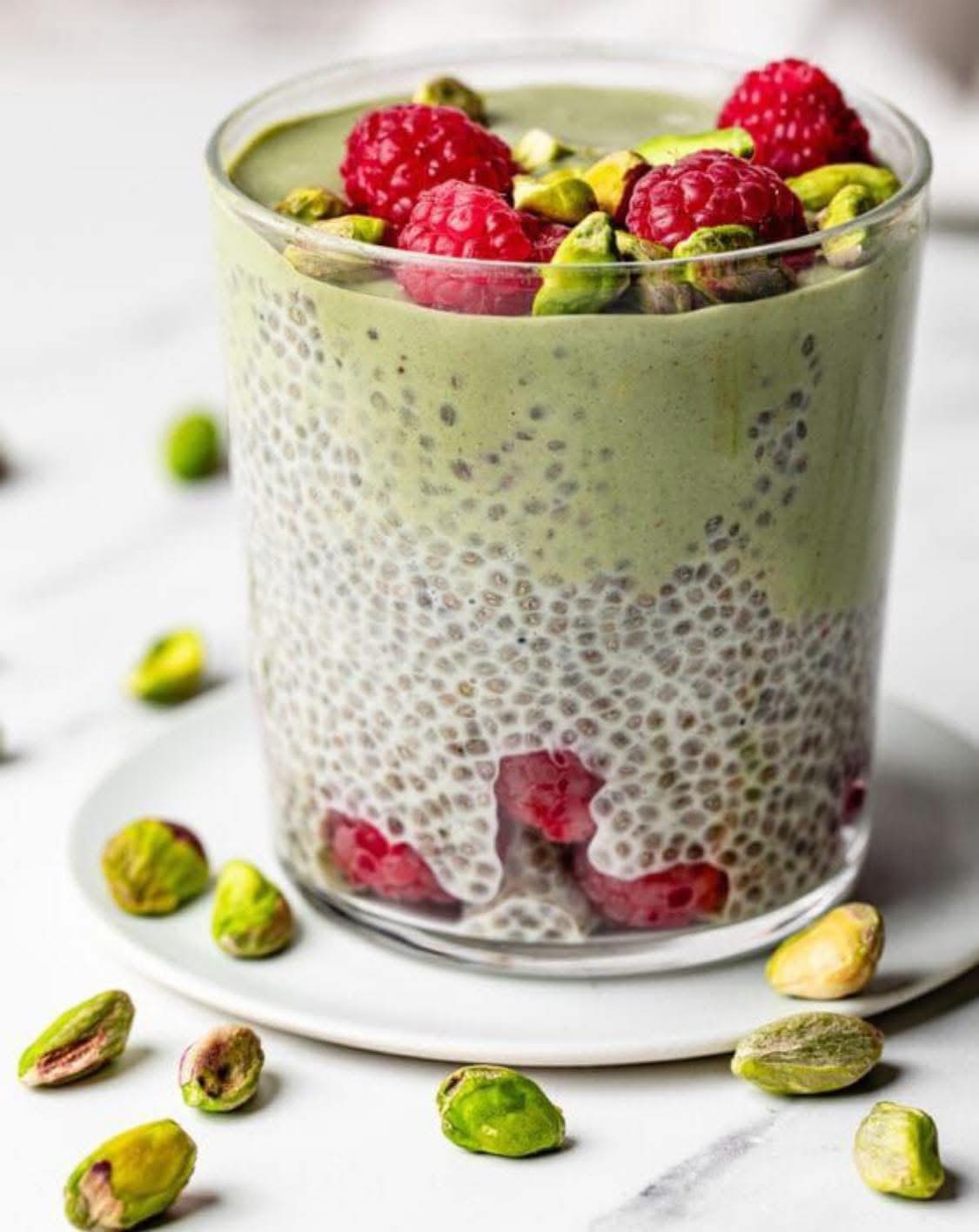Healthy Chia Seed Pudding with Pistachios 1