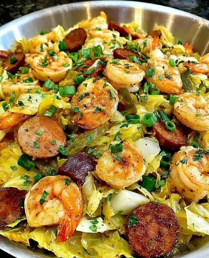 Shrimp & Sausage Cabbage Stir‑Fry 1