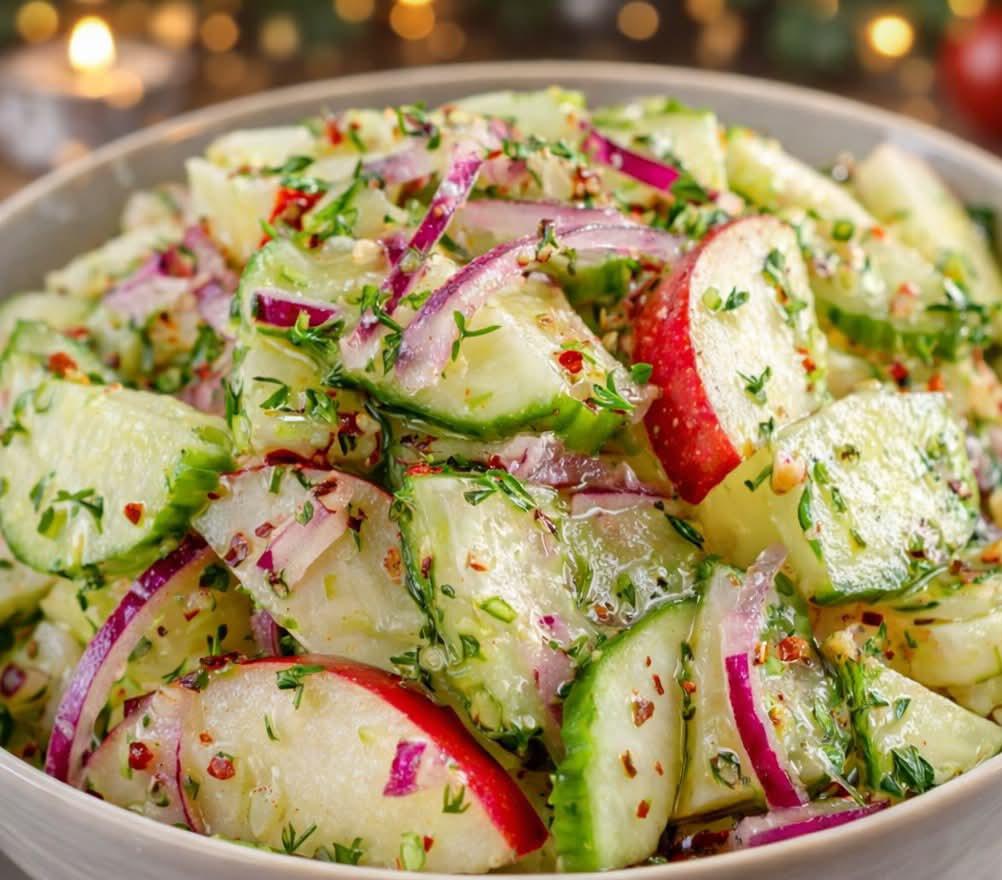 Cucumber Apple Salad 1