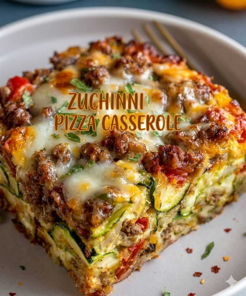 Zucchini Pizza Casserole 1