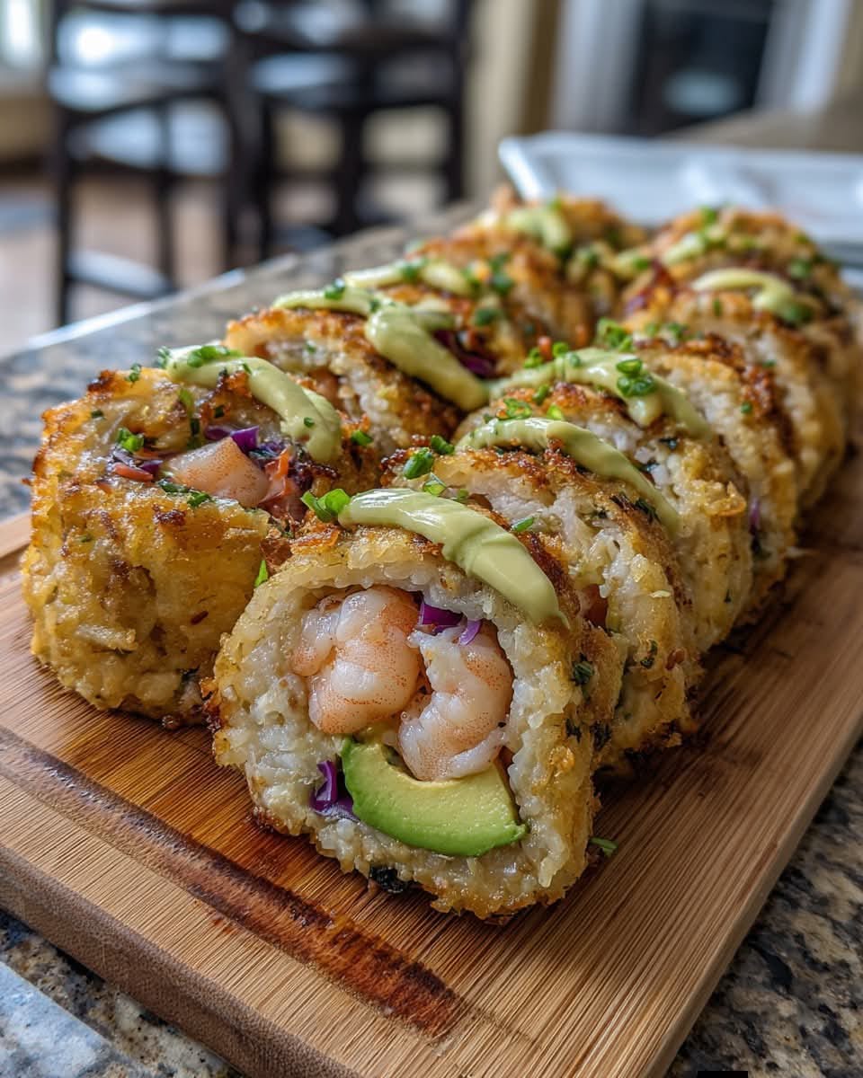 Crispy Rice Paper Shrimp Roll 1
