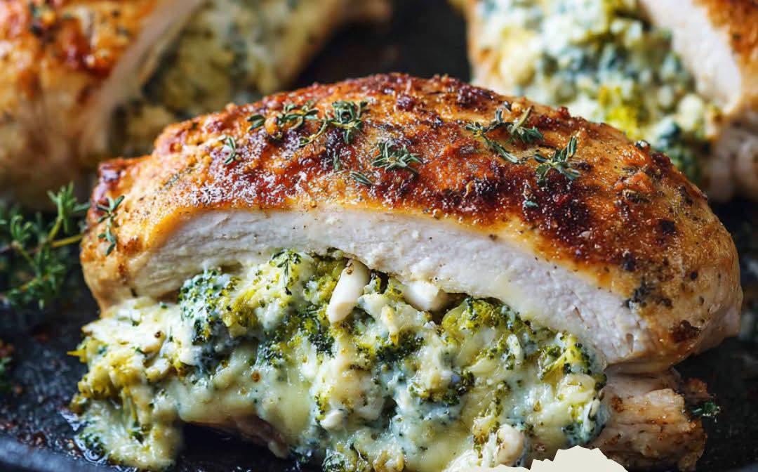 Broccoli and Cheese Stuffed Chicken Breast – Easy Comfort Food Recipe! 1