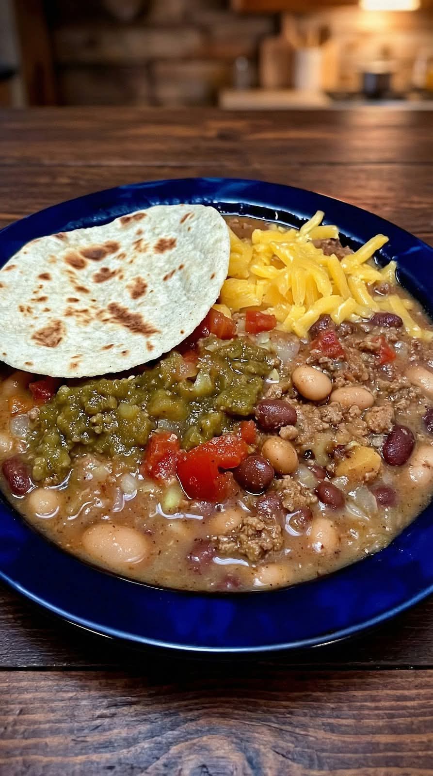 Green Chile Picadillo and Pinto Beans 1