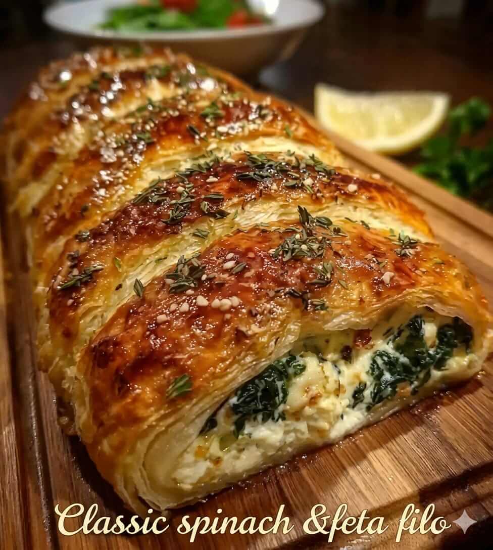 Classic Spinach & Feta Filo 1