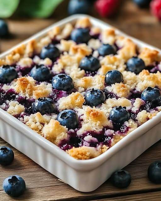 Blueberry Cottage Cheese Breakfast Bake 1