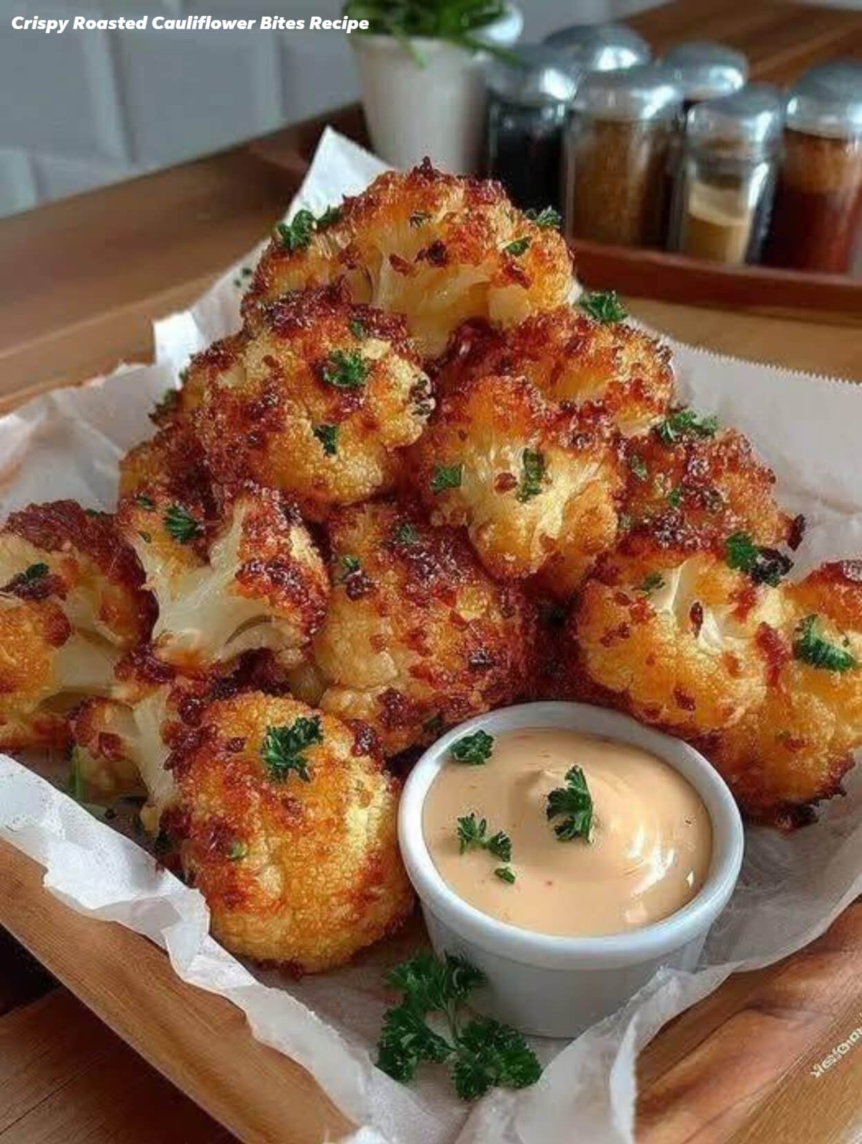 Crispy Roasted Cauliflower Bites 1