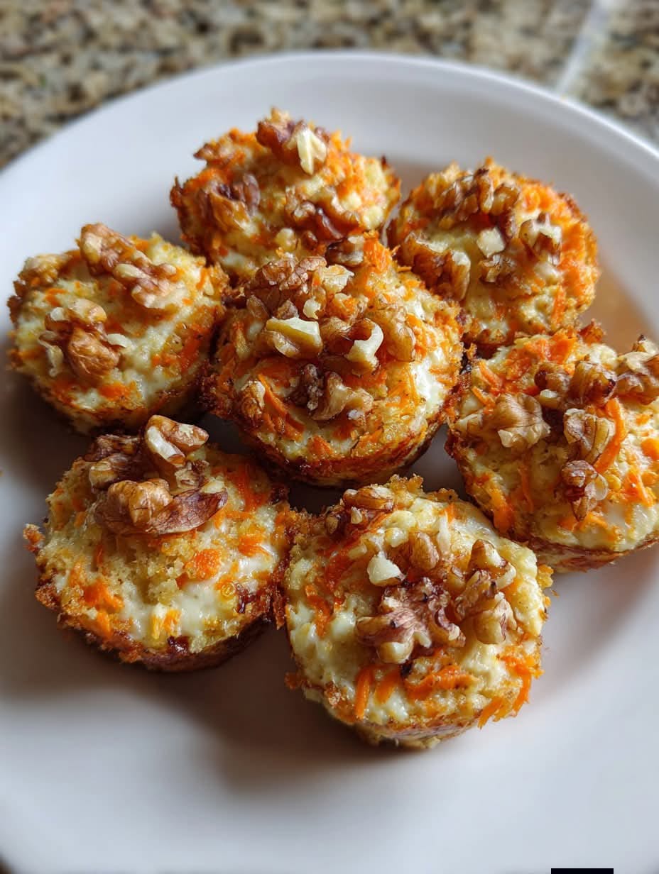 Zero Sugar Cottage Cheese Carrot Cake Bites – Spiced & Easy 1