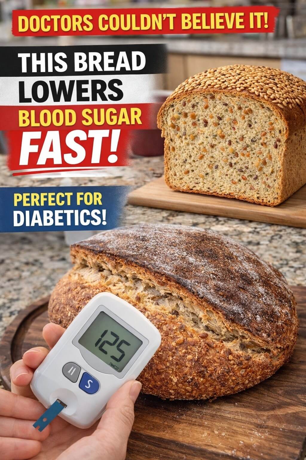 High-Fiber Seeded Whole Grain Bread 1